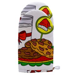 Milk Cookies Christmas Holidays Microwave Oven Glove by Sarkoni