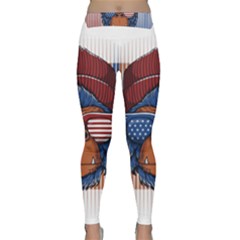 Gorilla Ape Zoo Mammal Usa Classic Yoga Leggings by Sarkoni