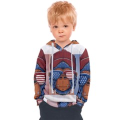 Gorilla Ape Zoo Mammal Usa Kids  Overhead Hoodie by Sarkoni