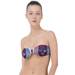 Gorilla Ape Zoo Mammal Usa Classic Bandeau Bikini Top  by Sarkoni