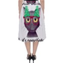 Cute Cat Glasses Christmas Tree Classic Midi Skirt View2