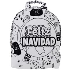 Christmas Santa Snow Happy Joy Mini Full Print Backpack by Sarkoni