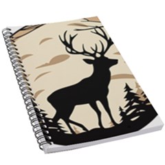 Deer Wildlife 5 5  X 8 5  Notebook