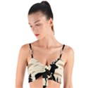 Deer Wildlife Woven Tie Front Bralet View1