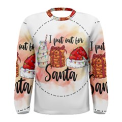 Santa Cookies Christmas Men s Long Sleeve T-shirt by Sarkoni