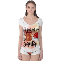 Santa Cookies Christmas Boyleg Leotard  by Sarkoni