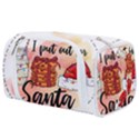 Santa Cookies Christmas Toiletries Pouch View1