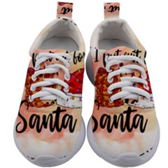 Santa Cookies Christmas Kids Athletic Shoes by Sarkoni