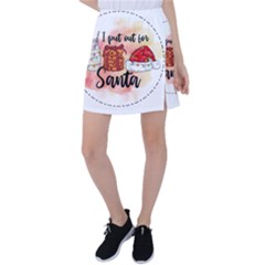 Santa Cookies Christmas Tennis Skirt by Sarkoni