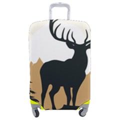 Deer Wildlife Nature Luggage Cover (medium) by Sarkoni