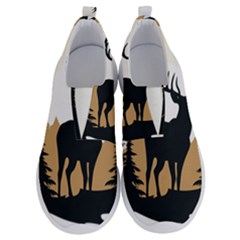 Deer Wildlife Nature No Lace Lightweight Shoes by Sarkoni