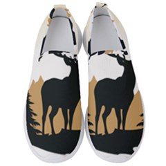 Deer Wildlife Nature Men s Slip On Sneakers by Sarkoni