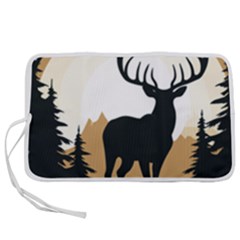 Deer Wildlife Nature Pen Storage Case (m) by Sarkoni