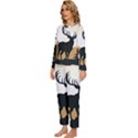 Deer Wildlife Nature Womens  Long Sleeve Lightweight Pajamas Set View2