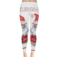 Santa Glasses Yoga Chill Vibe Everyday Leggings 