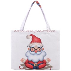 Santa Glasses Yoga Chill Vibe Mini Tote Bag