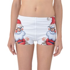 Santa Glasses Yoga Chill Vibe Boyleg Bikini Bottoms