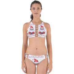 Santa Glasses Yoga Chill Vibe Perfectly Cut Out Bikini Set