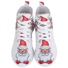 Santa Glasses Yoga Chill Vibe Women s Lightweight High Top Sneakers