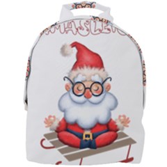 Santa Glasses Yoga Chill Vibe Mini Full Print Backpack