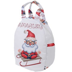 Santa Glasses Yoga Chill Vibe Travel Backpack