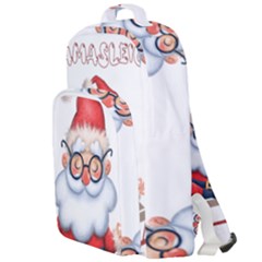 Santa Glasses Yoga Chill Vibe Double Compartment Backpack