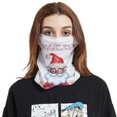 Santa Glasses Yoga Chill Vibe Face Covering Bandana (two Sides)