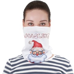 Santa Glasses Yoga Chill Vibe Face Seamless Bandana (adult)