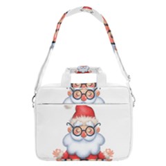 Santa Glasses Yoga Chill Vibe Macbook Pro 16  Shoulder Laptop Bag