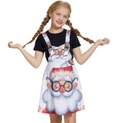 Santa Glasses Yoga Chill Vibe Kids  Apron Dress