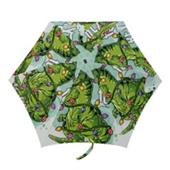 Dinosaur T-rex Dino Tyrannasaurus Mini Folding Umbrellas by Sarkoni