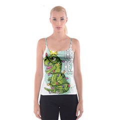 Dinosaur T-rex Dino Tyrannasaurus Spaghetti Strap Top by Sarkoni