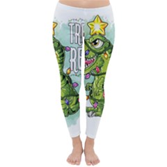 Dinosaur T-rex Dino Tyrannasaurus Classic Winter Leggings