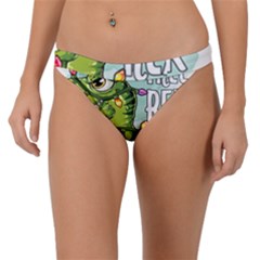 Dinosaur T-rex Dino Tyrannasaurus Band Bikini Bottoms by Sarkoni