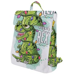 Dinosaur T-rex Dino Tyrannasaurus Flap Top Backpack by Sarkoni