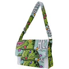 Dinosaur T-rex Dino Tyrannasaurus Full Print Messenger Bag (s) by Sarkoni