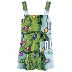 Dinosaur T-rex Dino Tyrannasaurus Kids  Layered Skirt Swimsuit by Sarkoni