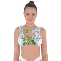 Dinosaur T-rex Dino Tyrannasaurus Bandaged Up Bikini Top