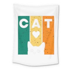 Cat Kitten Pet Animal Feline Cat Medium Tapestry by Sarkoni