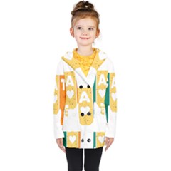 Cat Kitten Pet Animal Feline Cat Kids  Double Breasted Button Coat by Sarkoni