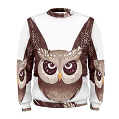 Owl Bird Feathers Men s Sweatshirt