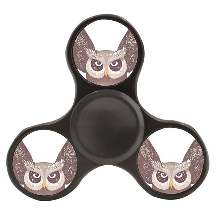 Owl Bird Feathers Finger Spinner