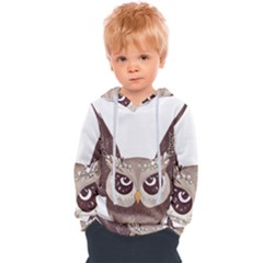 Owl Bird Feathers Kids  Overhead Hoodie