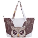 Owl Bird Feathers Full Print Shoulder Bag View2