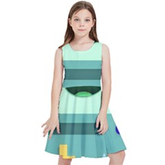 Bmo Adventure Time Kids  Skater Dress by Bedest