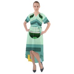 Bmo Adventure Time Front Wrap High Low Dress by Bedest