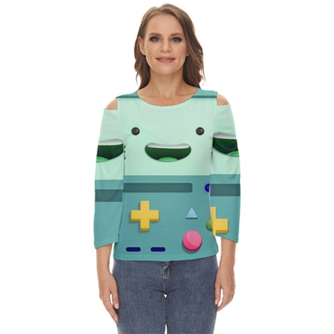 Bmo Adventure Time Cut Out Wide Sleeve Top by Bedest