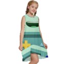 Bmo Adventure Time Kids  Frill Swing Dress View3