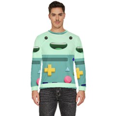 Bmo Adventure Time Men s Fleece Sweatshirt by Bedest