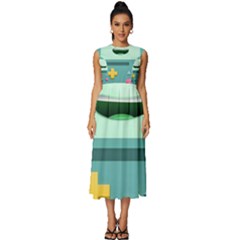 Bmo Adventure Time Sleeveless Round Neck Midi Dress by Bedest